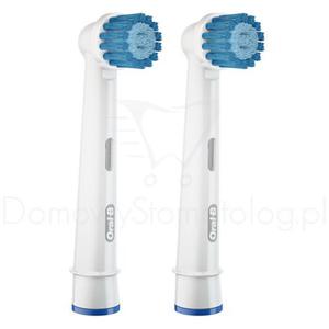 Kocwki Braun Oral-B SENSITIVE CLEAN 2 szt. EBS17-2 - wymienne kocwki z bardzo mikkim wosiem - 2827459536