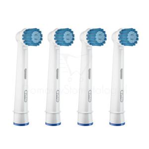 Kocwki Braun Oral-B SENSITIVE CLEAN 4szt. EBS17-4 - zestaw 4 kocwek z bardzo mikkim wosiem - 2827459620