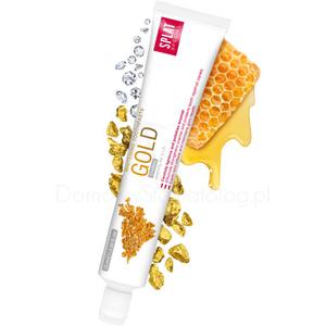 Splat Special GOLD 75 ml - ekskluzywna pasta wybielajca z dodatkami drobinek zota, pyu diamentowego i mleczka pszczelego - 2827459786