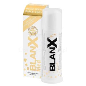 BlanX MED Anti-Age 75 ml - pasta wzmacniajca szkliwo przeznaczona dla starszych osb - 2827459558