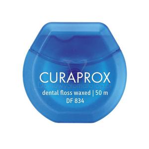 CURAPROX DF 834 ni dentystyczna 50m - mitowa, lekko woskowana - 2827459853