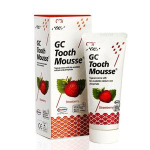 GC Tooth Mousse TRUSKAWKOWY - Pynne szkliwo bez fluoru - 35ml - TRUSKAWKA