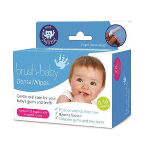 Brush-Baby DentalWipes - gaziki z xylitolem dla dzieci