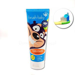 Brush-Baby - Pasta dla dzieci 3-6 lat Tutti-Frutti 50ml - 2827460015