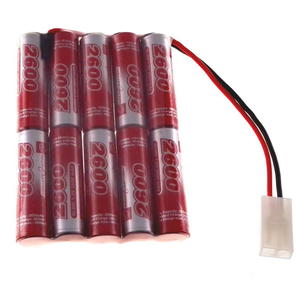 12V 2600mAh Pakiet akumulatorw RC NiMH AA (Paski) VapexTech - 2855542515