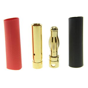 Pozacany Wtyk zcze RC Gold Bullet 4mm - para (mski + eski) - 2846111364