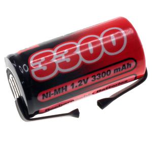 Akumulator Ogniwo 1.2V 3300mAh Ni-Mh SubC (SC) - Blaszki - 2861651566