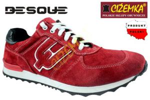 DESQUE Obuwie Buty Sportowe SKRA 06M10CZ czerwony - 2842028594