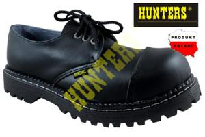 HUNTERS Glany Krtkie Niskie Pbuty 3 dziurkowe CZARNE NS - 2872162289