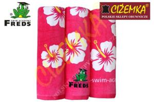 SWIMTRAINER FREDS RCZNIK HIBISKUS Z WELURU 70x140 - 2842029052