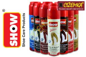 SHOW WODOODPORNY RENOWATOR FARBA DO ZAMSZU I NUBUKU 220-250 ml - 2860015890