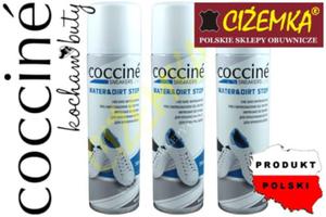 COCCINE SNEAKERS 3 PACK WATER&DIRT STOP IMPREGNAT WODOODPORNY DO SNEAKERSW TEKSTYLIW ZAMSZU NUBUKU LICOWYCH 250ml - 2860015923