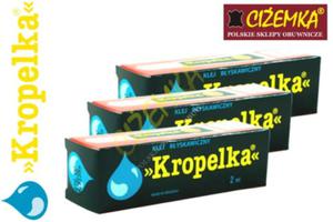 3x KROPELKA KLEJ BYSKAWICZNY DO BUTW DREWNA 2ml - 2860016056