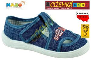 NAZO KAPCIE dziecice szkolne BAWENA 018 JEANS SPEED GAME - 2860016065