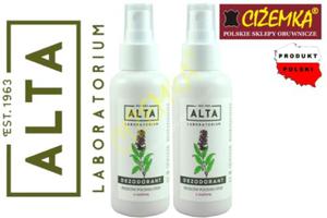 2x ALTA DEZODORANT PRZECIW POCENIU STP ZIOOWY Z SZAWI 100ml - 2872979274