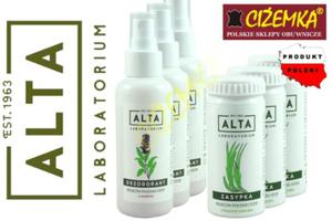 3x ALTA ZESTAW DEZODORANT PRZECIW POCENIU STP ZASYPKA + ATOMIZER - 2872979277