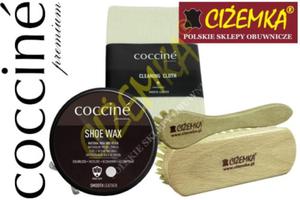 COCCINE ZESTAW 18 DO CZYSZCZENIA I POLEROWANIA BUTW JASNE DREWNO - 2863768898