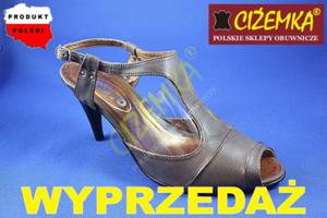 WYPRZEDA RISTO Czenka Damskie Sanday 0732 be ciemny - 2842028008