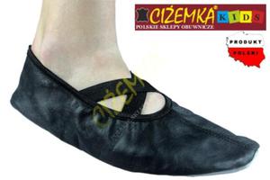 BALETKI CZARNE 37-42 skra naturalna - 2842028265