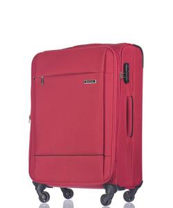 rednia walizka PUCCINI EM-50720 Parma czerwona - czerwony