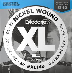 Struny D'ADDARIO XL Nickel Wound EXL148 (12-60) - 2876849453