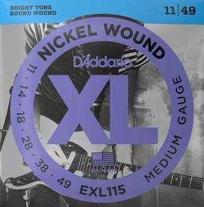 Struny D'ADDARIO XL Nickel Wound EXL115 (11-49) - 2874488615