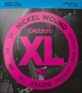 Struny D'ADDARIO XL Nickel Wound EXL170 (45-100) - 2876063984