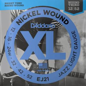 Struny D'ADDARIO XL Nickel Wound EJ21 (12-52) - 2871751097