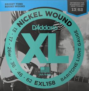 Struny D'ADDARIO XL Nickel Wound EXL158 (13-62) - 2876560124