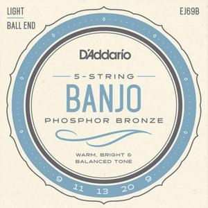 Struny do banjo 5str D'ADDARIO EJ69B (09-20) - 2869825693