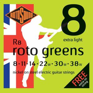 Struny ROTOSOUND Roto Greens R8 (8-38) - 2873938383