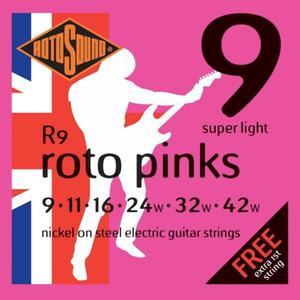 Struny ROTOSOUND Roto Pinks R9 (9-42) - 2864336031