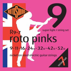 Struny ROTOSOUND Roto Pinks R9-7 (9-52) 7str. - 2864336032