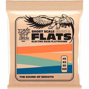 Struny ERNIE BALL 2801 Flatwound (45-105) Short - 2877060173