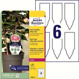 Etykiety/tabliczki do oznaczania rolin foliowe 128x47 BIAE 190 - 2875777366