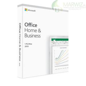 Nowy! Oryginalny! Microsoft Office 2019 Home and Business WIN/MAC ESD PL - 2861169633