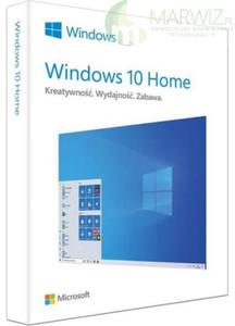 MICROSOFT WINDOWS HOME 10 32/64BIT BOX USB PL 1PC LIC. DO. (KW9-00497) Natychmiastowa wysyka! - 2861169809