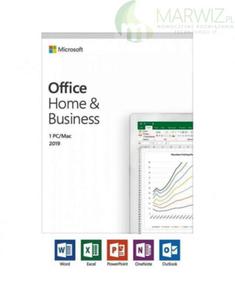 Microsoft Office 2019 Home and Business WIN/MAC BOX All languages ! Promocja - 2861169821