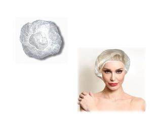 Czepek kosmetyczne foliowe z gumk Foil cosmetic cap with an elastic band - 2859637818