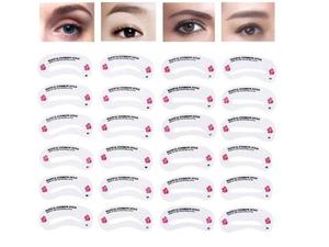 Szablon do stylizacji brwi zestaw 24 szt Eyebrow styling template set of 24 pcs - 2859637910