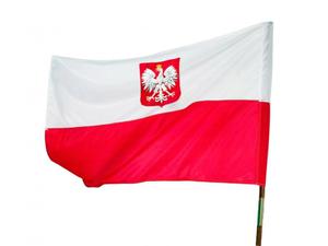 Flaga Polska narodowa Bandera 70x45cm National flag of Poland, national flag 70x45 cm - 2859638159