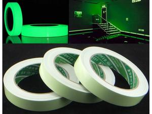 Samoprzylepna tama fluorescencyjna 10mm x 3m Self-adhesive fluorescent tape 10mm x 3m - 2859638225