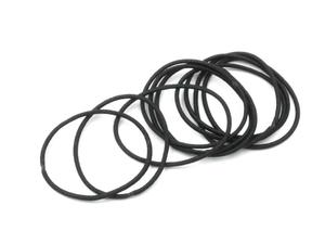 Gumki do wosw cienkie Czarne kpl.10szt Thin hair bands Black, set of 10 pcs - 2859638351