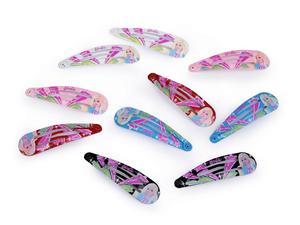 Spinki kolorowe do wosw kpl.10szt Color hair clips, set of 10 pcs - 2862369914