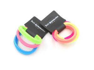 Gumki do wosw neonowe komplet 3 kolorw Neon hair bands in a set of 3 colors - 2870172412