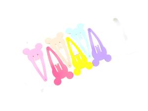 Spinki do wosw w ksztacie myszki Mouse-shaped hairpins - 2871229570