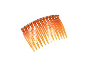 Grzebyk plastikowy do wosw brzowy 42x65 mm Plastic hair comb brown 42x65 mm - 2871648822