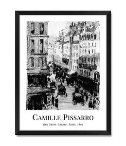 Obraz reprodukcja Camille Pissarro #02 czarna rama - 2873641986