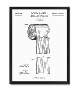 Rolka papieru toaletowego #02 - patent z 1891 r. - 2871452438