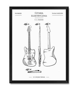 Gitara elektryczna Fender - patent z 1959 r. - 2871452459